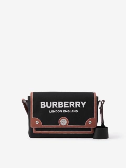 Burberry Horseferry Motif Canvas Note Crossbody Bag