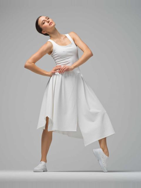 Repetto Thin straps stretch pique dress