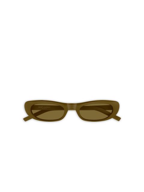 SAINT LAURENT oval-frame sunglasses