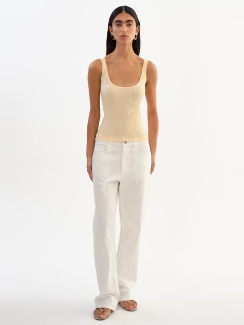 LAMARQUE BISTA | Shimmery Rib Knit Tank Top