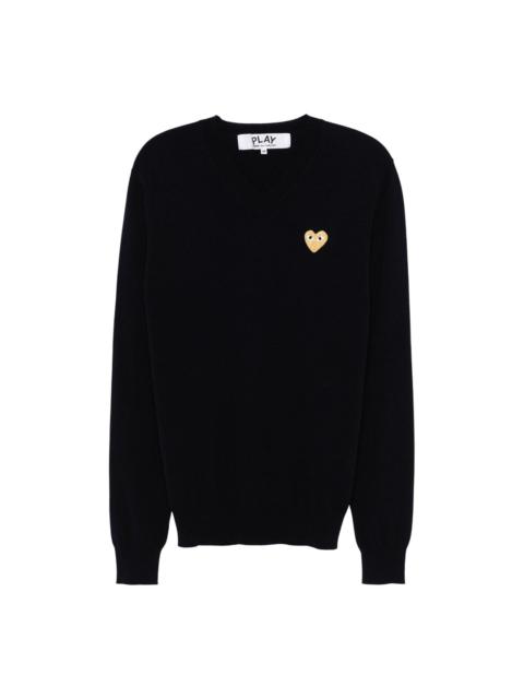 Comme des Garçons PLAY Gold Emblem Sweater Unisex