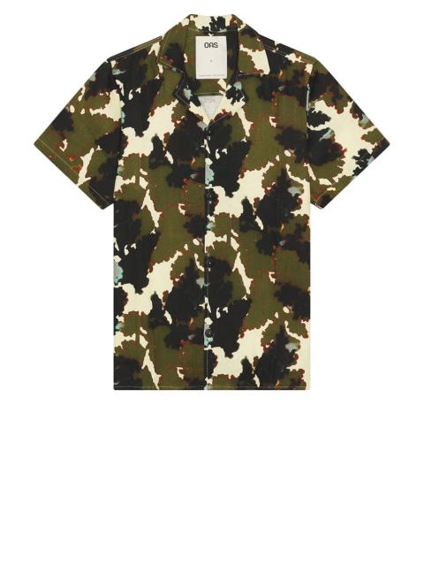 OAS Foliago Cuba Linen Shirt