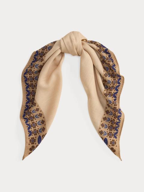 Polo Ralph Lauren Polo Bear Wool Square Scarf