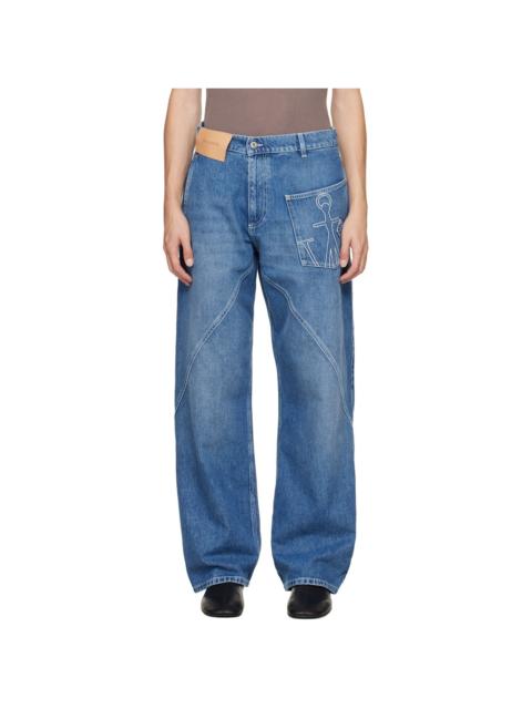 JW Anderson 꼬인 청바지
