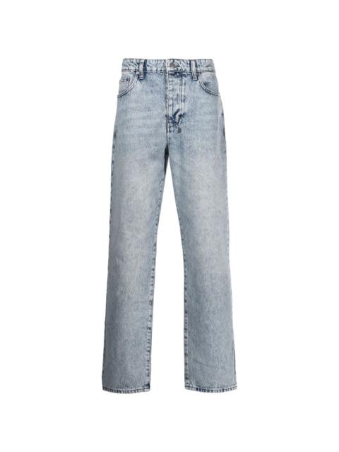 acid-wash denim jeans