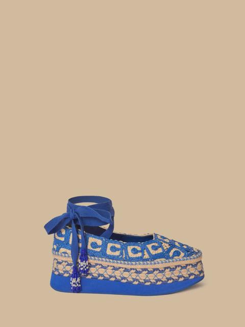 FARM RIO Klein Ballerina Espadrille Flatform Sandal
