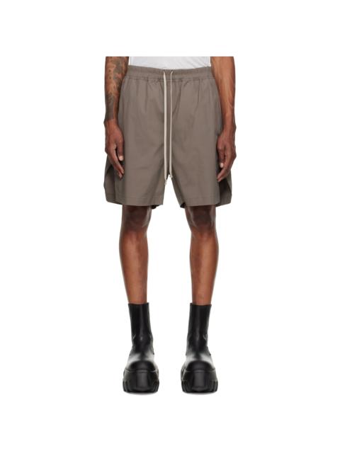 Rick Owens Gray Tower Boxers Shorts