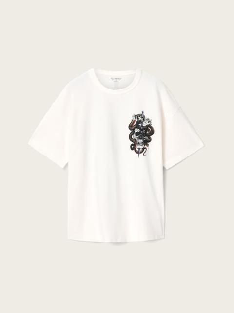 ALLSAINTS ARAKNID SHORT SLEEVE BOXY GRAPHIC T-SHIRT