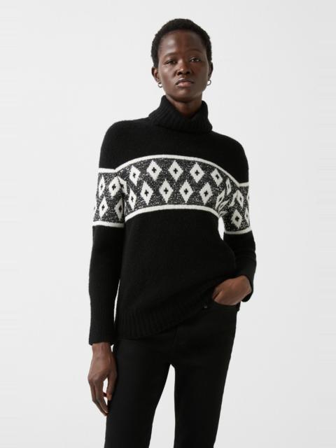 Uda Sweater in Black/White