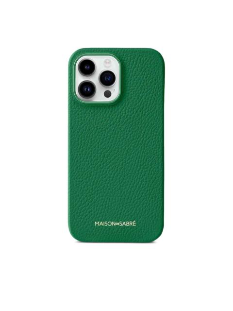 MAISON de SABRÉ iPhone 15 Pro Max leather phone case