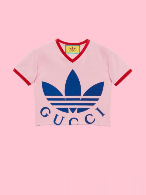 GUCCI adidas x Gucci cropped T-shirt