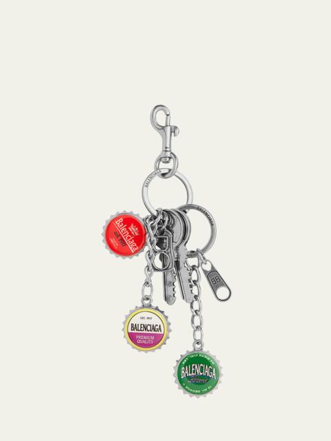 BALENCIAGA Men's Keyring Bottle Caps