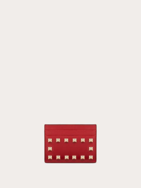 Valentino Rockstud Calfskin Cardholder