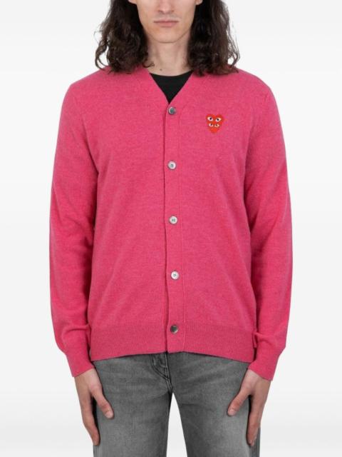 Comme des Garçons Homme double logo cardigan