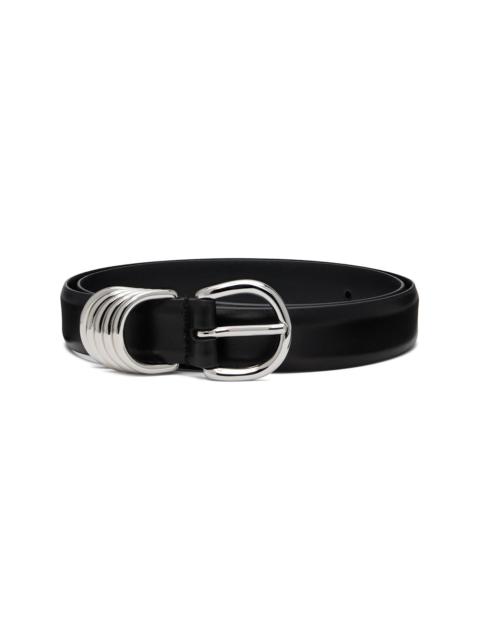 Anderson's Black French Leather Ring Keeper Belt