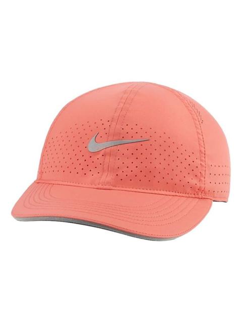 Nike (WMNS) Nike Featherlight Running Cap 'Orange Pink' DC4090-622