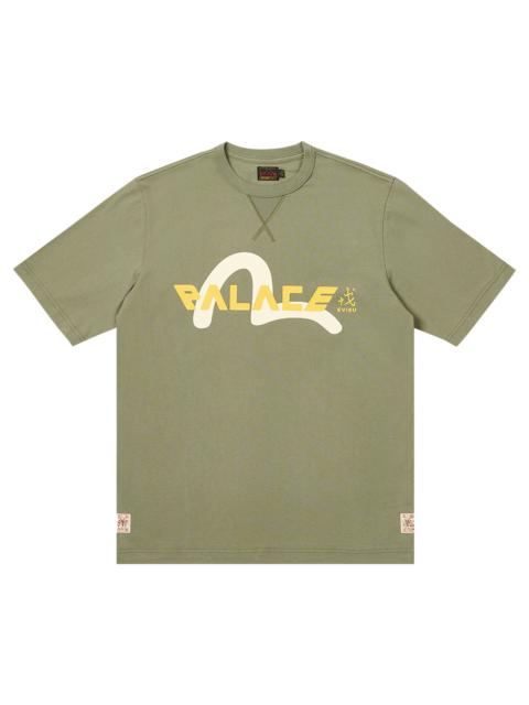 PALACE Palace x Evisu Logo T-Shirt 'Olive'