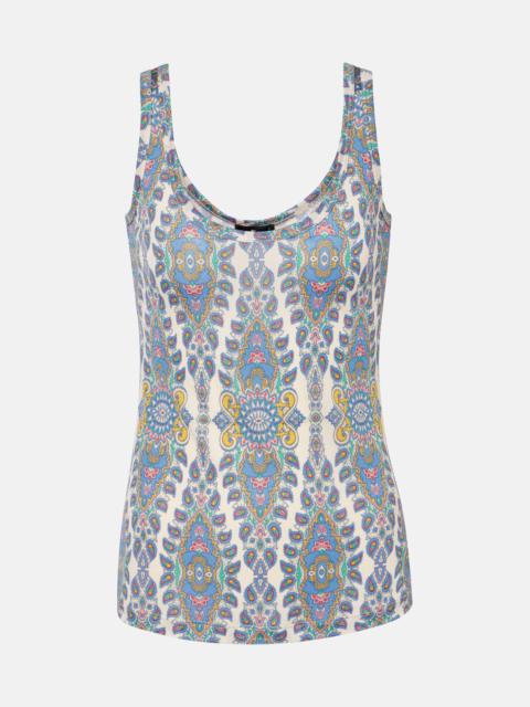 Etro 그래픽 인쇄 탑