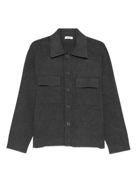 Sandro buttoned pocket cardigan