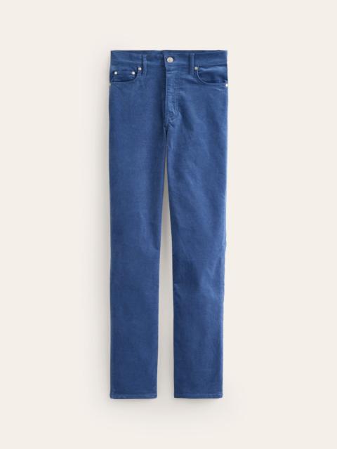 BODEN Velveteen 5 Pocket Jeans-Denim Blue