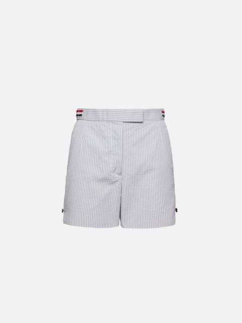 Thom Browne Seersucker Thigh Length Short