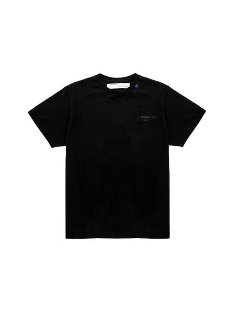 Off-White OFF-WHITE Oversized Fit Unfinished T-Shirt Black/White