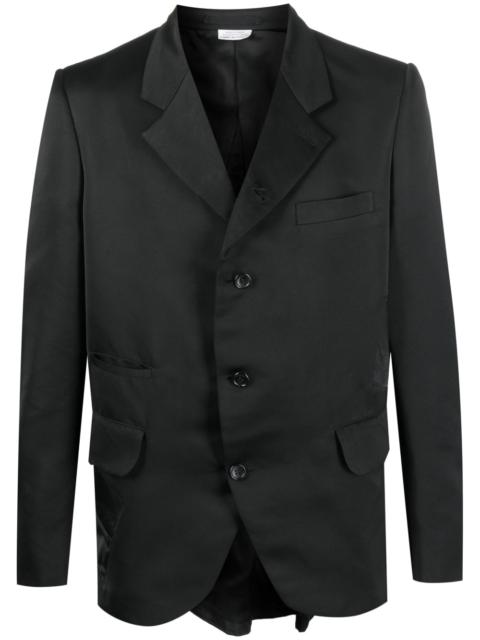 Comme Des Garçons zip-details blazer