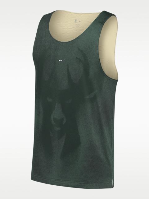 Nike Milwaukee Bucks Standard Issue Nike Men's Mesh Basketball Jersey
