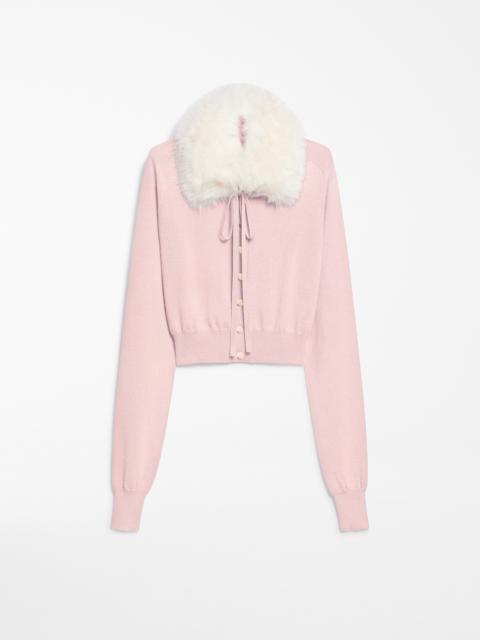 Sportmax SPORT Detachable-collar cardigan