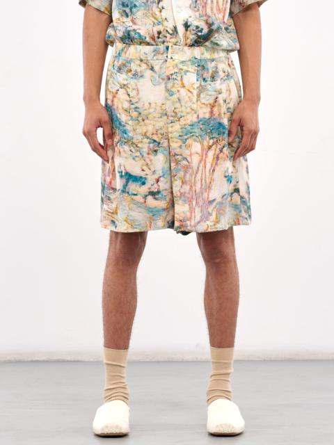 TAAKK Printed Drawstring Shorts