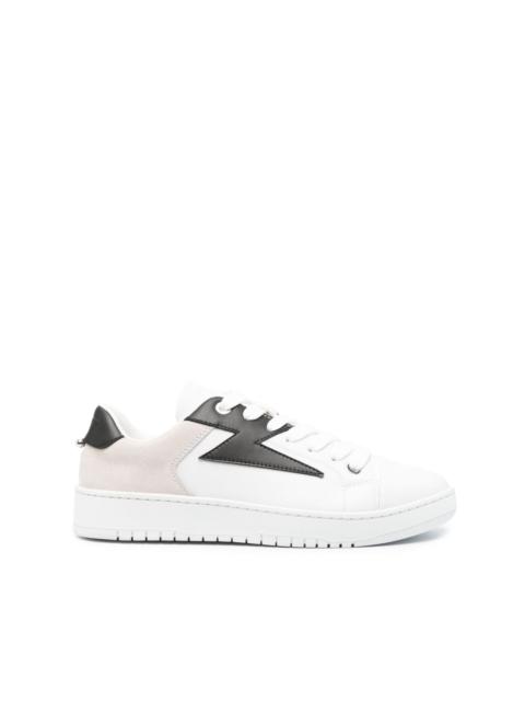 Neil Barrett Duran panelled leather sneakers