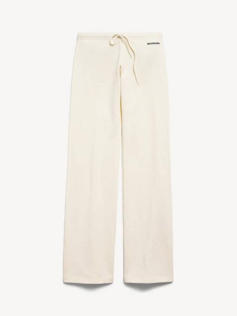 BALENCIAGA Women's Balenciaga Back Low Waist Sweatpants in Cream