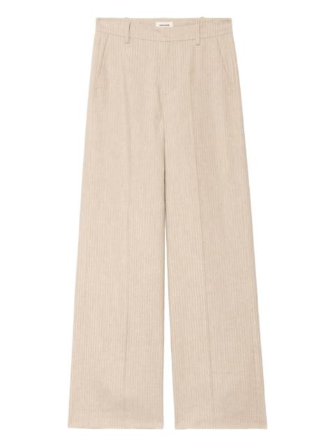 Zadig & Voltaire Panol pinstripe trousers