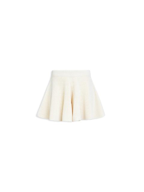 Alaïa WAFFLE GODETS SHORTS