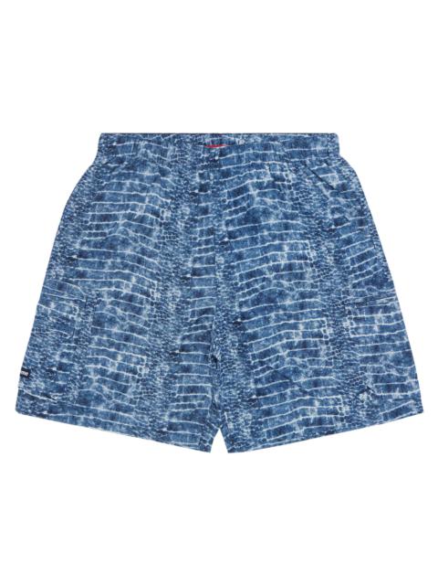 パンツ Supreme Baggy Denim Short Washed Indigo Supreme Script Baggy Denim Short Washed Indigo Men's - SS24 - US