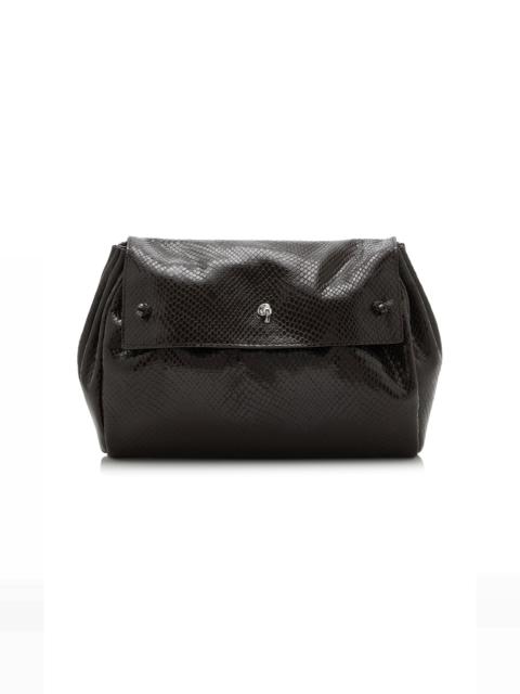 STAUD Cy Leather Clutch Bag