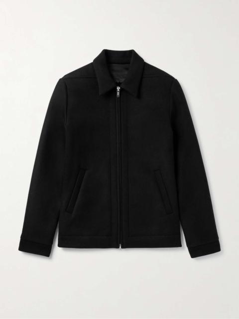 Rick Owens Brushed Melton Wool Bomber Jacket