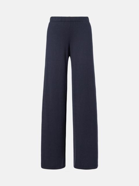 LISA YANG Aina cotton and cashmere wide-leg pants
