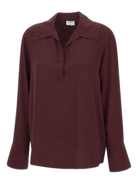 FILIPPA K v-neck buttoned-cuff blouse