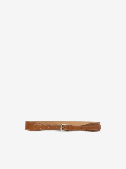 Ralph Lauren knotted leather belt