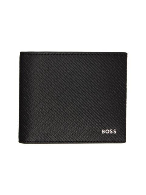 BOSS Black Mongoram-Textured Leather Wallet