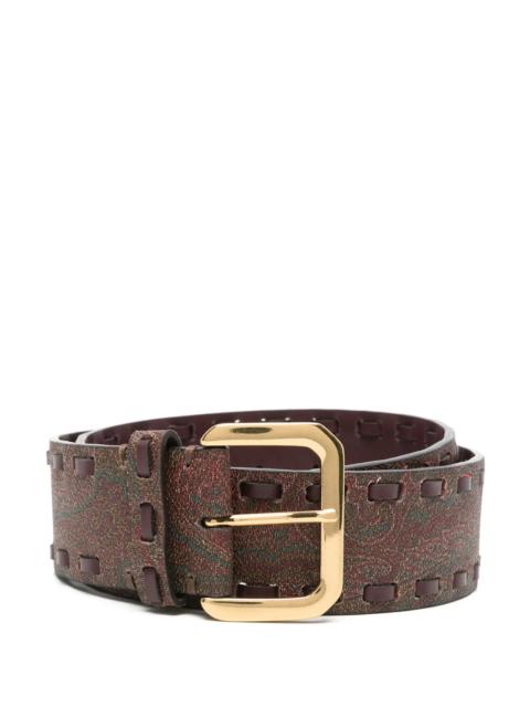 Etro paisley-jacquard 벨트