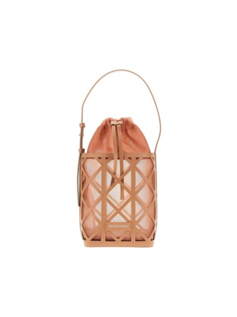 EMPORIO ARMANI cage-style bucket bag