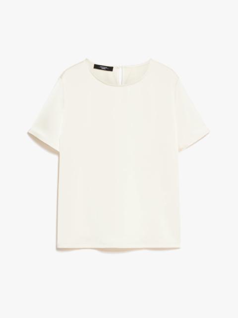 WEEKEND Max Mara GILBERT Satin and jersey T-shirt