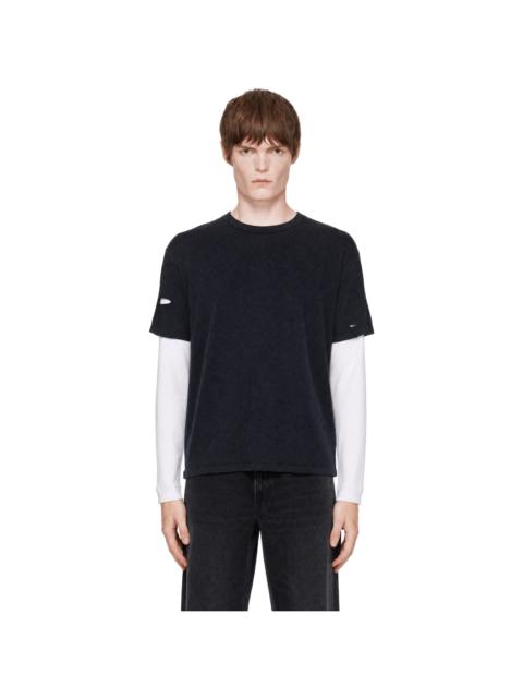 Stockholm Surfboard Club Black Back Logo Layered T-shirt