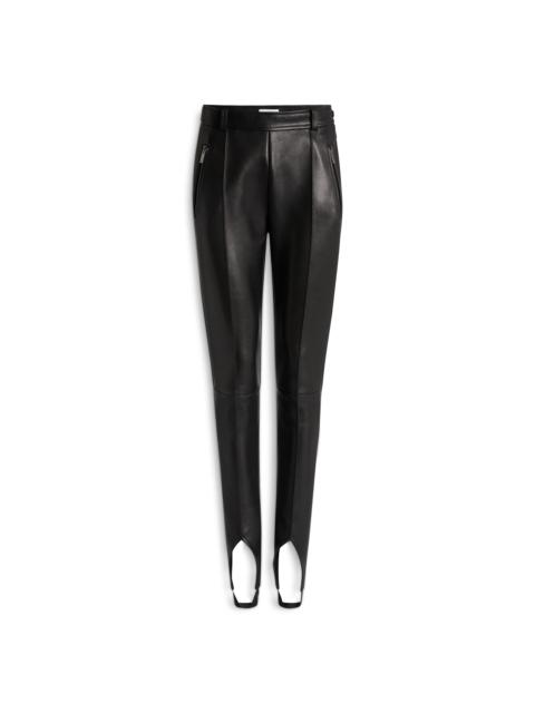 Balmain Lambskin trousers with stirrup