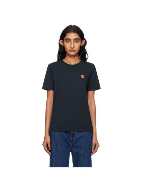 Maison Kitsuné Navy Fox Head T-shirt