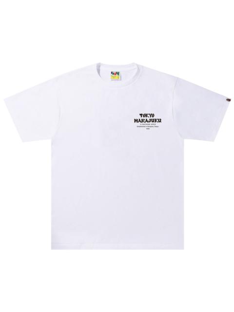 A BATHING APE® BAPE Japan Culture Kanji Ape Head Tee 'White'
