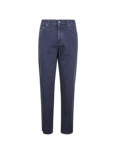 ZEGNA logo patch jeans