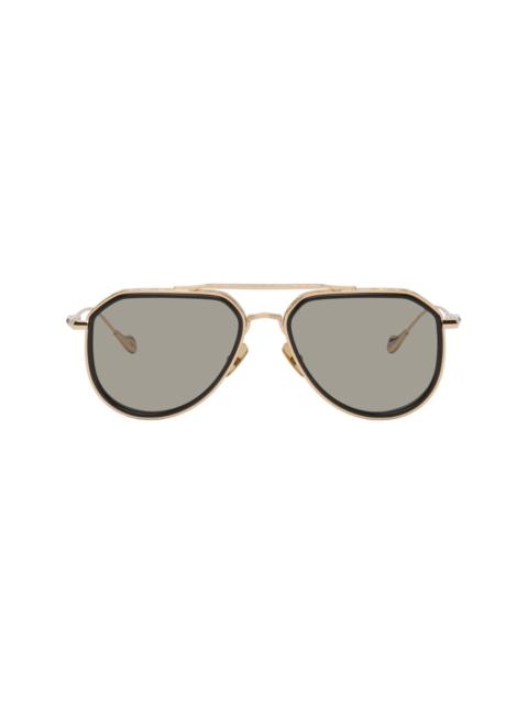CUTLER AND GROSS Gold The Great Frog Edition Triumph Aviator Sunglasses
